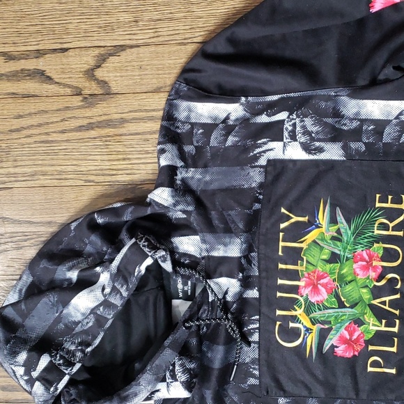 Floral Print Men Hoodie - Picture 8 of 14